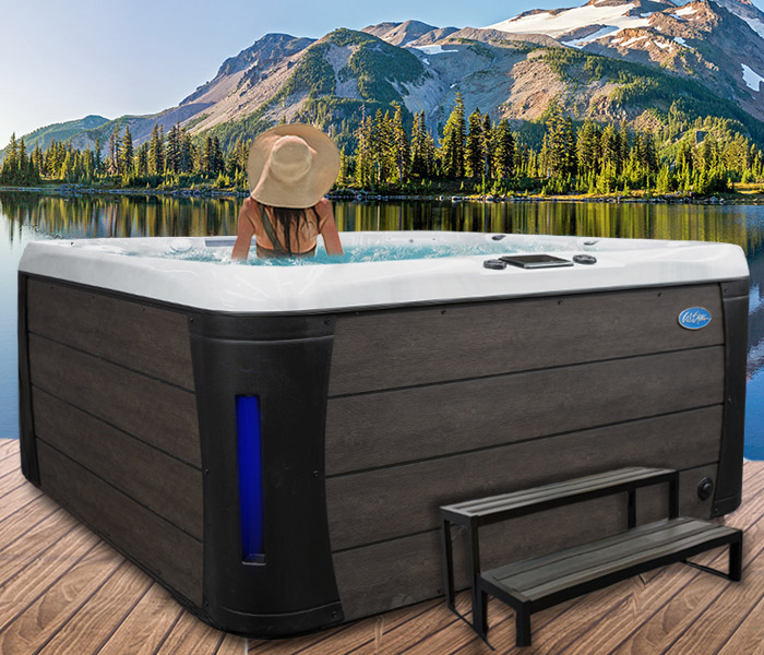 Calspas hot tub being used in a family setting - hot tubs spas for sale Lewes